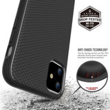 iPhone 12 Pro Max/12 Pro/12 mini Case Snap Armour Thin Light Shockproof Cover, Black