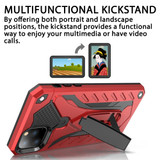 iPhone 12 Pro Max/12 Pro/12 mini Case, Armour Strong Shockproof Tough Cover with Kickstand, Red