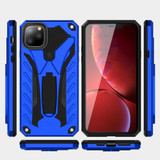 iPhone 12 Pro Max/12 Pro/12 mini Case, Armour Strong Shockproof Tough Cover with Kickstand, Blue