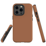 For iPhone 13 Pro Max Case, Protective Back Cover, Brown | Shielding Cases | iCoverLover.com.au