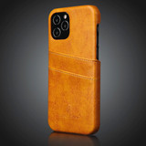 iPhone 12 Pro Max/12 Pro/12 mini Case, Deluxe Leather Wallet Back Shell Slim Cover, Yellow | iCoverLover Australia
