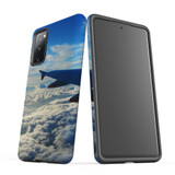 Samsung Galaxy S20 FE Case Protective Cover, Sky Clouds Plane | iCoverLover.com.au | Phone Cases