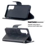 For Samsung Galaxy S21 Ultra/S21+ Plus Case, Folio PU Leather Wallet Cover, Stand & Lanyard, Black | iCoverLover.com.au | Phone Cases