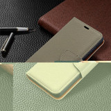 For Samsung Galaxy S21 Ultra/S21 Case, Lychee Texture Folio PU Leather Wallet Cover, Stand & Lanyard, Grey | iCoverLover.com.au | Phone Cases
