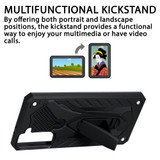 Samsung Galaxy S21 Ultra/S21+ Plus/S21 Case Armour Shockproof Tough Cover with Kickstand Black