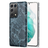 For Samsung Galaxy S21 Ultra/S21+ Plus/S21 Case, TPU Glossy Marble Pattern Protective Cover, Dark Grey | iCoverLover.com.au | Phone Cases
