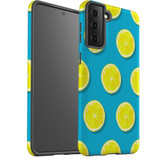 For Samsung Galaxy S23 Ultra, S23+ Plus, S23, S22 Ultra, S22+, S22, S21 Case, Protective Cover, Lemon Slices | Protective Cases | iCoverLover.com.au