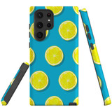 For Samsung Galaxy S22 Ultra Case, Protective Back Cover, Lemon Slices | Shielding Cases | iCoverLover.com.au