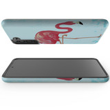 For Samsung Galaxy S23 Ultra, S23+ Plus, S23, S22 Ultra, S22+, S22, S21 Case, Protective Cover, Vintage Flamingo | Protective Cases | iCoverLover.com.au