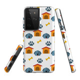 Samsung Galaxy S21 Ultra Case, Tough Protective Back Cover, Dog Houses | iCoverLover.com.au | Phone Cases