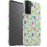 For Samsung Galaxy S22 Ultra/S22+ Plus/S22,S21 Ultra/S21+/S21 FE/S21 Case, Protective Cover, Colourful Flowers | iCoverLover.com.au | Phone Cases