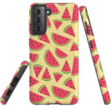 Samsung Galaxy S21 Case, Tough Protective Back Cover, Watermelons | iCoverLover.com.au | Phone Cases