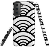 For Samsung Galaxy S23 Ultra, S23+ Plus, S23, S22 Ultra, S22+, S22, S21 Case, Protective Cover, Japanese Folk Waves | Protective Cases | iCoverLover.com.au