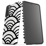 For Samsung Galaxy S23 Ultra, S23+ Plus, S23, S22 Ultra, S22+, S22, S21 Case, Protective Cover, Japanese Folk Waves | Protective Cases | iCoverLover.com.au