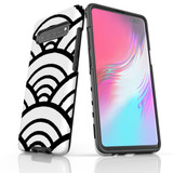 For Samsung Galaxy S10 5G Protective Case, Japanese Folk Wave Pattern | iCoverLover Australia