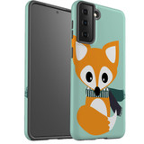 For Samsung Galaxy S23 Ultra, S23+ Plus, S23, S22 Ultra, S22+, S22, S21 Case, Protective Cover, Cute Brown Fox | Protective Cases | iCoverLover.com.au