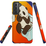 For Samsung Galaxy S22 Ultra/S22+ Plus/S22,S21 Ultra/S21+/S21 FE/S21 Case, Protective Cover, Pandas Toilet | iCoverLover.com.au | Phone Cases