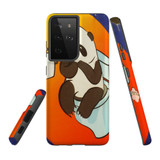 Samsung Galaxy S21 Ultra Case, Tough Protective Back Cover, Pandas Toilet | iCoverLover.com.au | Phone Cases