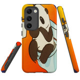For Samsung Galaxy S23 Case Tough Protective Cover, Pandas Toilet | Shielding Cases | iCoverLover.com.au
