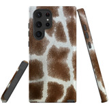 For Samsung Galaxy S22 Ultra Case, Protective Back Cover, Giraffe Pattern | Shielding Cases | iCoverLover.com.au