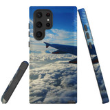 For Samsung Galaxy S22 Ultra Case, Protective Back Cover, Sky Clouds From Plane | Shielding Cases | iCoverLover.com.au