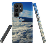 For Samsung Galaxy S23 Ultra Case Tough Protective Cover, Sky Clouds From Plane | Shielding Cases | iCoverLover.com.au
