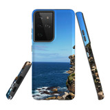 For Samsung Galaxy S23+ Plus Case Tough Protective Cover, Ocean Cliffs | Shielding Cases | iCoverLover.com.au