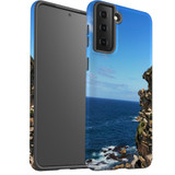 For Samsung Galaxy S22 Ultra/S22+ Plus/S22,S21 Ultra/S21+/S21 FE/S21 Case, Protective Cover, Ocean Cliffs | iCoverLover.com.au | Phone Cases