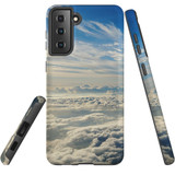 Samsung Galaxy S21 Case, Tough Protective Back Cover, Sky Clouds | iCoverLover.com.au | Phone Cases