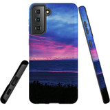 Samsung Galaxy S21 Case, Tough Protective Back Cover, Sunset At Henley Beach | iCoverLover.com.au | Phone Cases