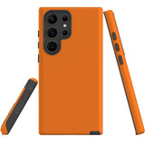 For Samsung Galaxy S23 Ultra Case Tough Protective Cover, Orange | Shielding Cases | iCoverLover.com.au