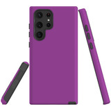For Samsung Galaxy S22 Ultra Case, Protective Back Cover, Purple | Shielding Cases | iCoverLover.com.au