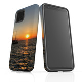 Google Pixel 4 Case Armour Protective Cover Sailing Sunset