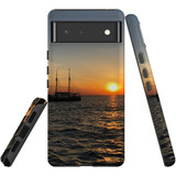 For Google Pixel 6 Case, Protective Back Cover,Sailing Sunset | Shielding Cases | iCoverLover.com.au