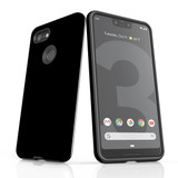 Google Pixel 3 XL Case Armour Protective Cover Black