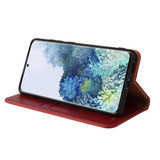 Samsung Galaxy S20 FE Case, Wallet PU Leather Flip Protective Folio Cover, Stand, Red | Mobile Accessories | iCoverLover Australia