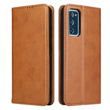 Samsung Galaxy S20 FE Case, Wallet PU Leather Flip Protective Folio Cover, Stand, Brown | Mobile Accessories | iCoverLover Australia