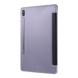 Samsung Galaxy Tab S8 (2022)/Tab S7 (2020) Case, Silk Finish 3-fold Folio PU Leather Case, Stand, Pen Slot | icoverlover.com.au | Tablet Cases