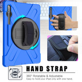 Samsung Galaxy Tab S8+ Plus (2022)/Tab S7+ Plus (2020) Case, Silicone + PC Protective Armour Cover, Stand, Shoulder Strap, Hand Strap | icoverlover.com.au | Tablet Cases