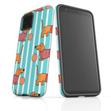 Google Pixel 5/4a 5G,4a,4 XL,4/3XL,3 Case, Tough Protective Back Cover, Playful Dachshund | iCoverLover Australia