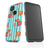 For Google Pixel 4a Case Armour Protective Cover Cute Dachshunds
