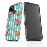 For Google Pixel 5 Case Armour Protective Cover Cute Dachshunds