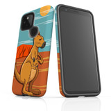 For Google Pixel 4a 5G Case Armour Protective Cover Lovely Kangaroo