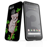 For Google Pixel 3 Case Armour Protective Cover Happy Koala