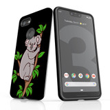 For Google Pixel 3 XL Case Armour Protective Cover Happy Koala