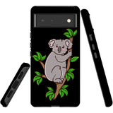 For Google Pixel 6 Case, Protective Back Cover,Koala Illustration | Shielding Cases | iCoverLover.com.au