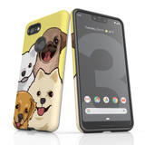 For Google Pixel 3 XL Case Armour Protective Cover Cute Puppies