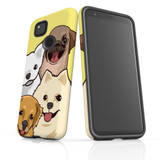 For Google Pixel 4a Case Armour Protective Cover Cute Puppies
