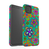 Google Pixel 5/4a 5G,4a,4 XL,4/3XL,3 Case, Tough Protective Back Cover, Retro Floral | iCoverLover Australia