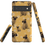 For Google Pixel 6 Pro Case Tough Protective Cover Pug Dog